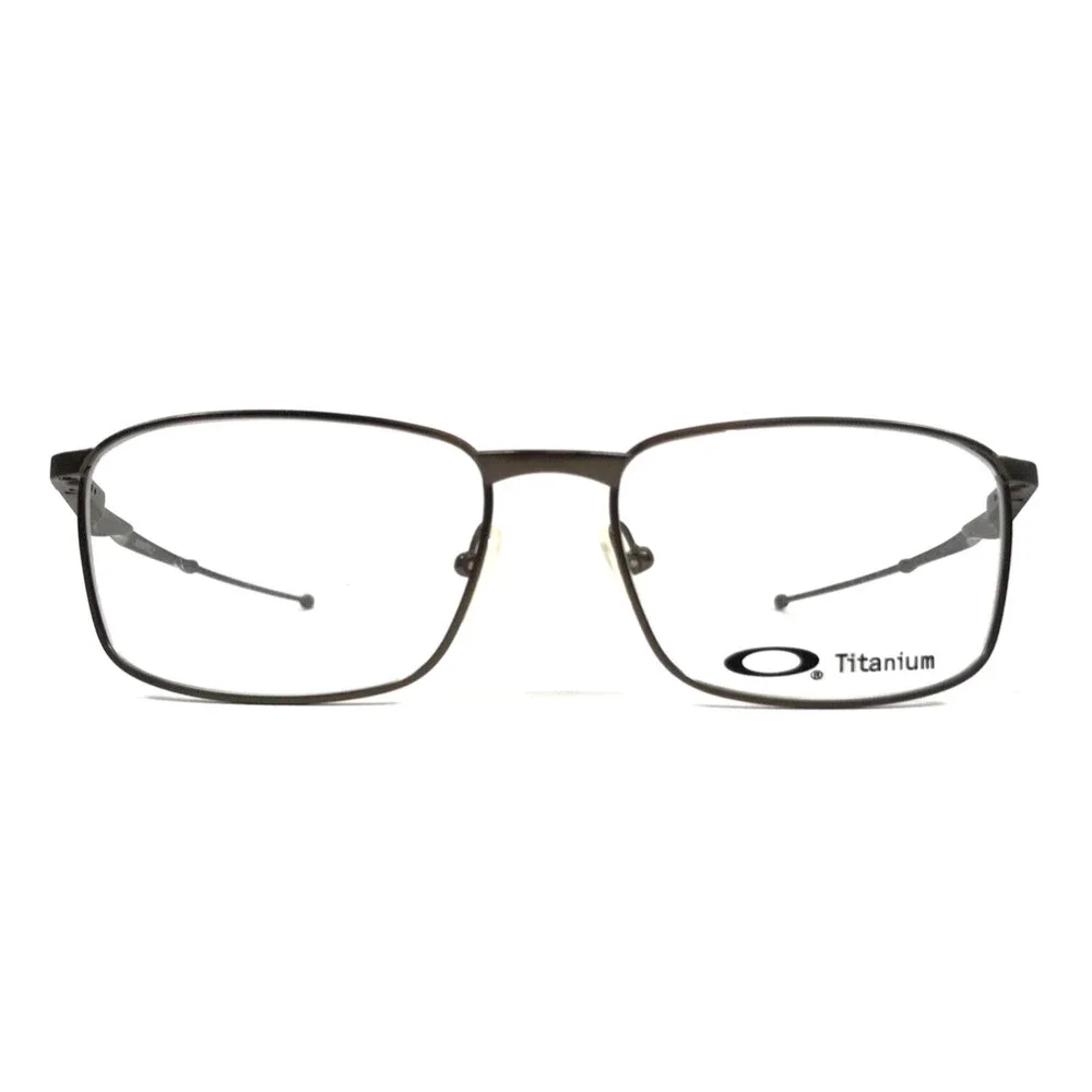 Oakley Eyeglasses Frames Wingfold OX5100-0252 Satin Pewter Rectangle 52-16-139